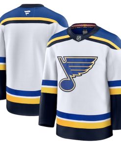 Alternative view of St. Louis Blues  Away Premium Jersey - White/Blue