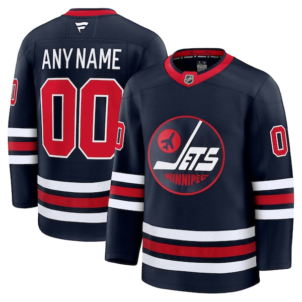 Winnipeg Jets Alternate Premium Custom Jersey - Navy
