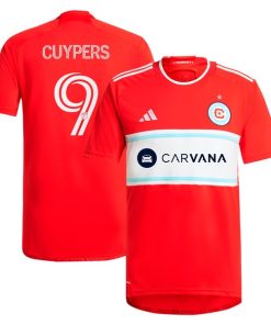 Hugo Cuypers Chicago Fire adidas 2024 Return To Red Replica Player Jersey - Red