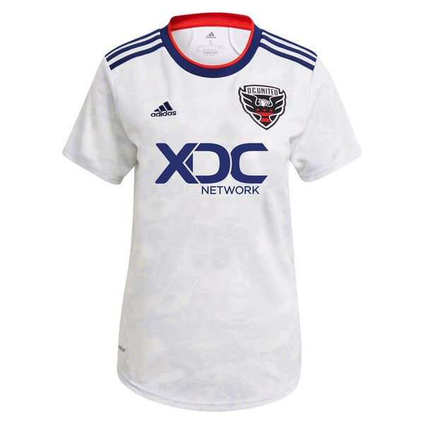 Russell Canouse D.C. United adidas Women's 2022 The Marble Replica Player Jersey - White - Image 2