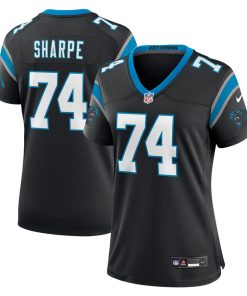 David Sharpe Carolina Panthers Nike Women's Team Game Jersey -  Black