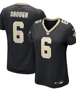 Tyler Shough New Orleans Saints Nike Women's Game Jersey - Black
