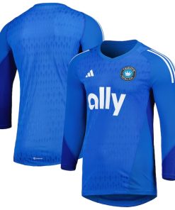Charlotte FC adidas 2023 Goalkeeper Long Sleeve Replica Jersey - Blue