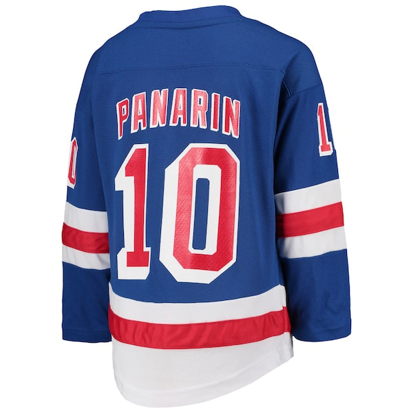 Artemi Panarin New York Rangers Youth Home Replica Player Jersey - Blue - Image 3