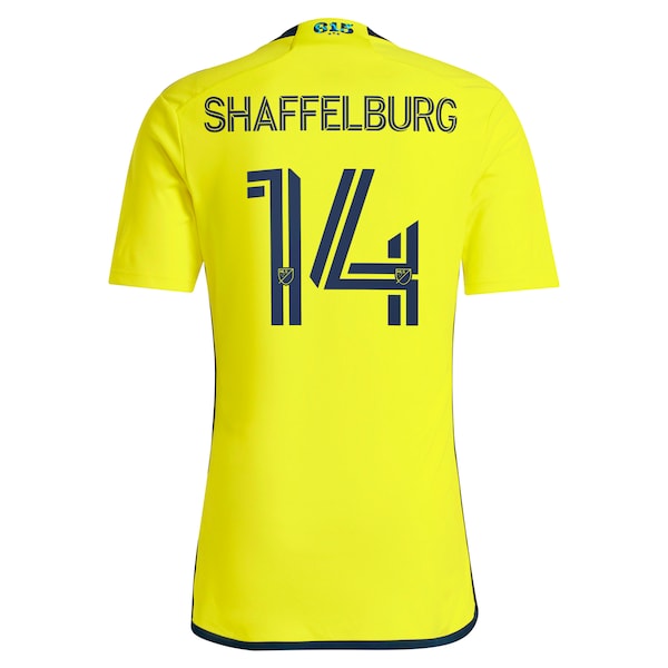 Jacob Shaffelburg Nashville SC adidas 2024 The 615 Kit Replica Player Jersey - Yellow - Image 3