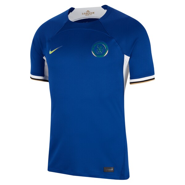 Nicolas Jackson Chelsea Nike 2023/24 Home Stadium Replica Jersey - Blue/Mint/Navy - Image 3
