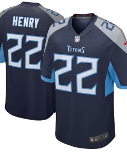 Derrick Henry Tennessee Titans Nike Youth Game Jersey - Navy/Light Blue/White