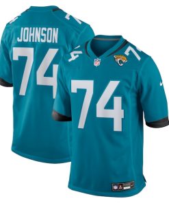 Fred Johnson Jacksonville Jaguars Nike Team Game Jersey -  Teal