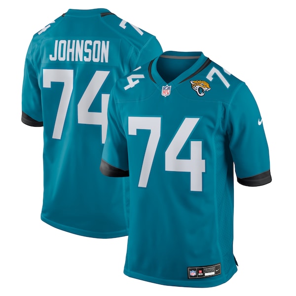Fred Johnson Jacksonville Jaguars Nike Team Game Jersey - Teal