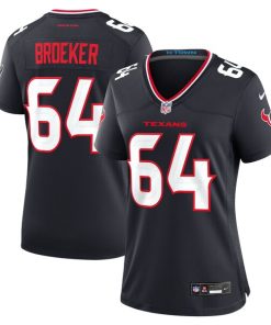Nick Broeker Houston Texans Nike Women's Team Game Jersey -  Navy