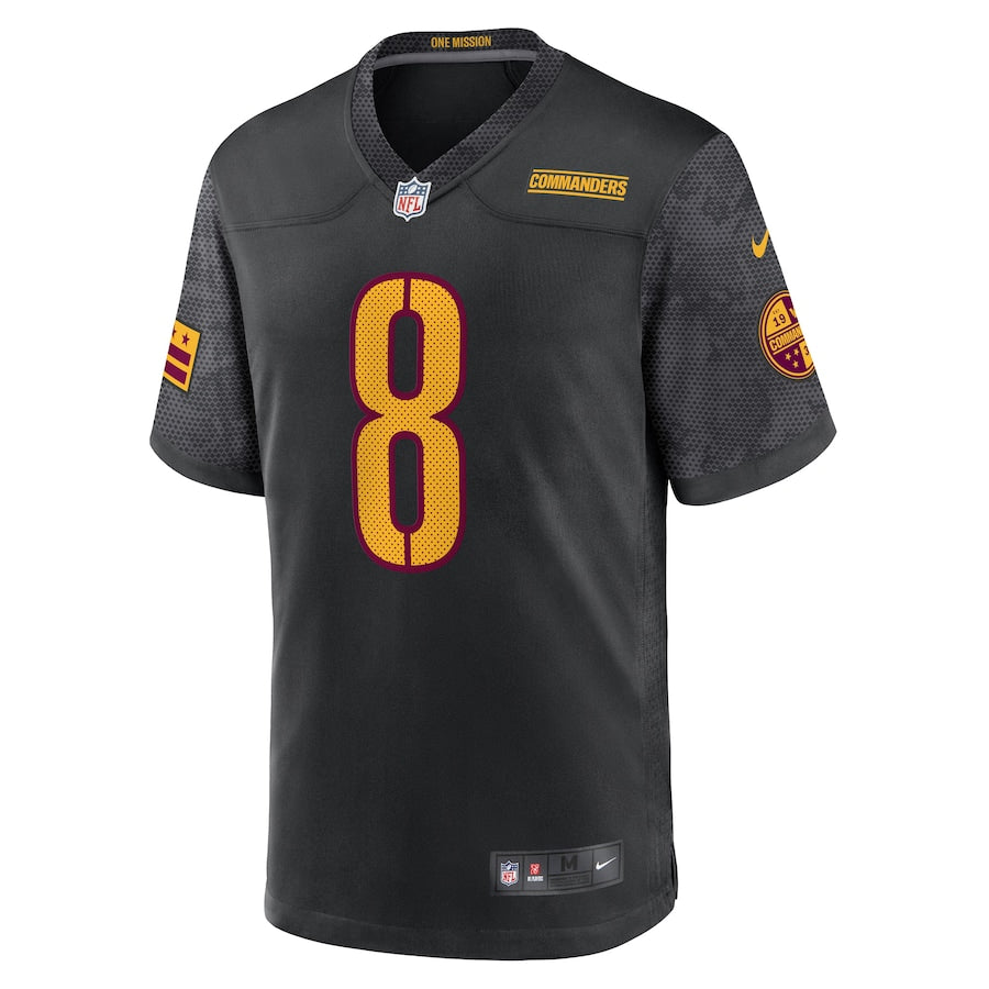 Brian Robinson Jr. Washington Commanders Nike Alternate Game Jersey - Black - Image 2