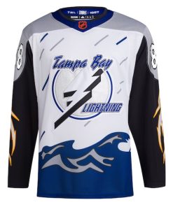 Alternative view of Andrei Vasilevskiy Tampa Bay Lightning adidas Reverse Retro 2.0 Authentic Player Jersey - White