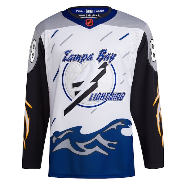 Andrei Vasilevskiy Tampa Bay Lightning adidas Reverse Retro 2.0 Authentic Player Jersey - White - Image 2