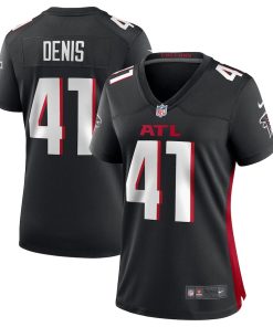Lukas Denis Atlanta Falcons Nike Women's  Game Jersey -  Black