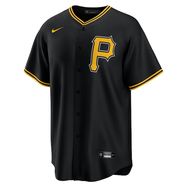 Pittsburgh Pirates Nike Alternate Replica Team Jersey - Black - Image 2