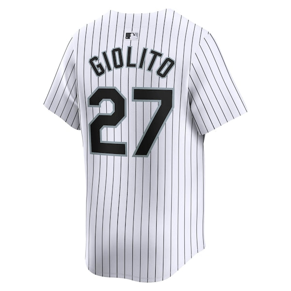 Lucas Giolito Chicago White Sox Nike Home Limited Player Jersey - White - Image 3