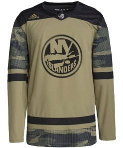 Alternative view of New York Islanders adidas Military Appreciation Team Authentic Practice Jersey - Camo