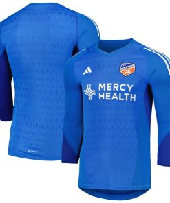 FC Cincinnati adidas 2024 Goalkeeper Long Sleeve Replica Jersey - Blue