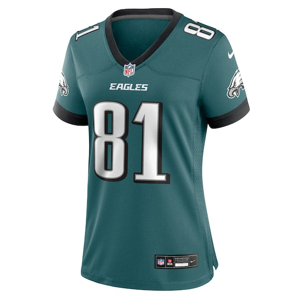 Grant Calcaterra Philadelphia Eagles Nike Women's Team Game Jersey - Midnight Green - Image 2