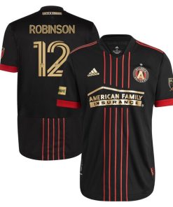 Miles Robinson Atlanta United FC adidas 2021 The BLVCK Kit Authentic Jersey