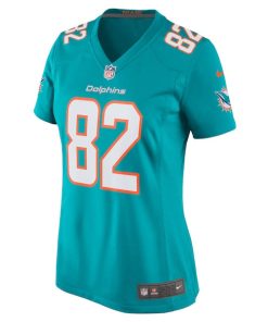 Alternative view of Tyler Kroft Miami Dolphins Nike Women's Team Game Jersey -  Aqua