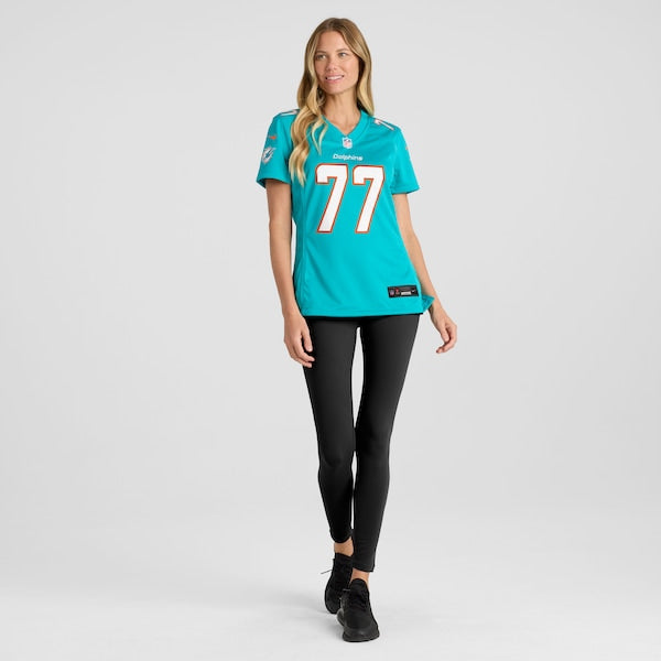 Isaiah Wynn Miami Dolphins Nike Women's Game Jersey - Aqua - Image 4