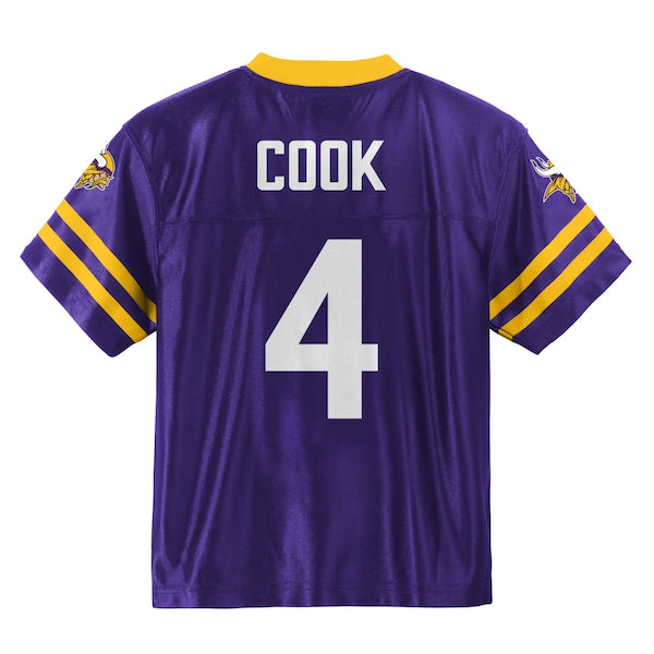 Toddler Dalvin Cook Purple Minnesota Vikings Team Player Jersey - Image 3