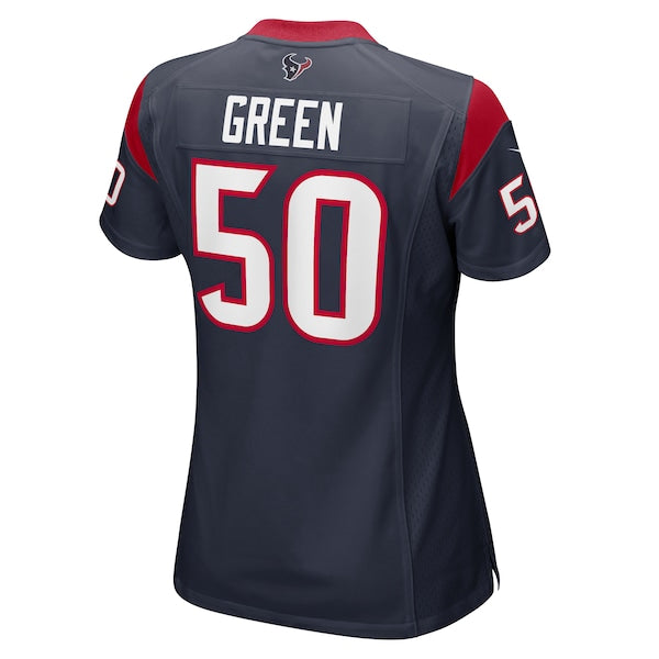 Kendrick Green Houston Texans Nike Women's Team Game Jersey - Navy - Image 3