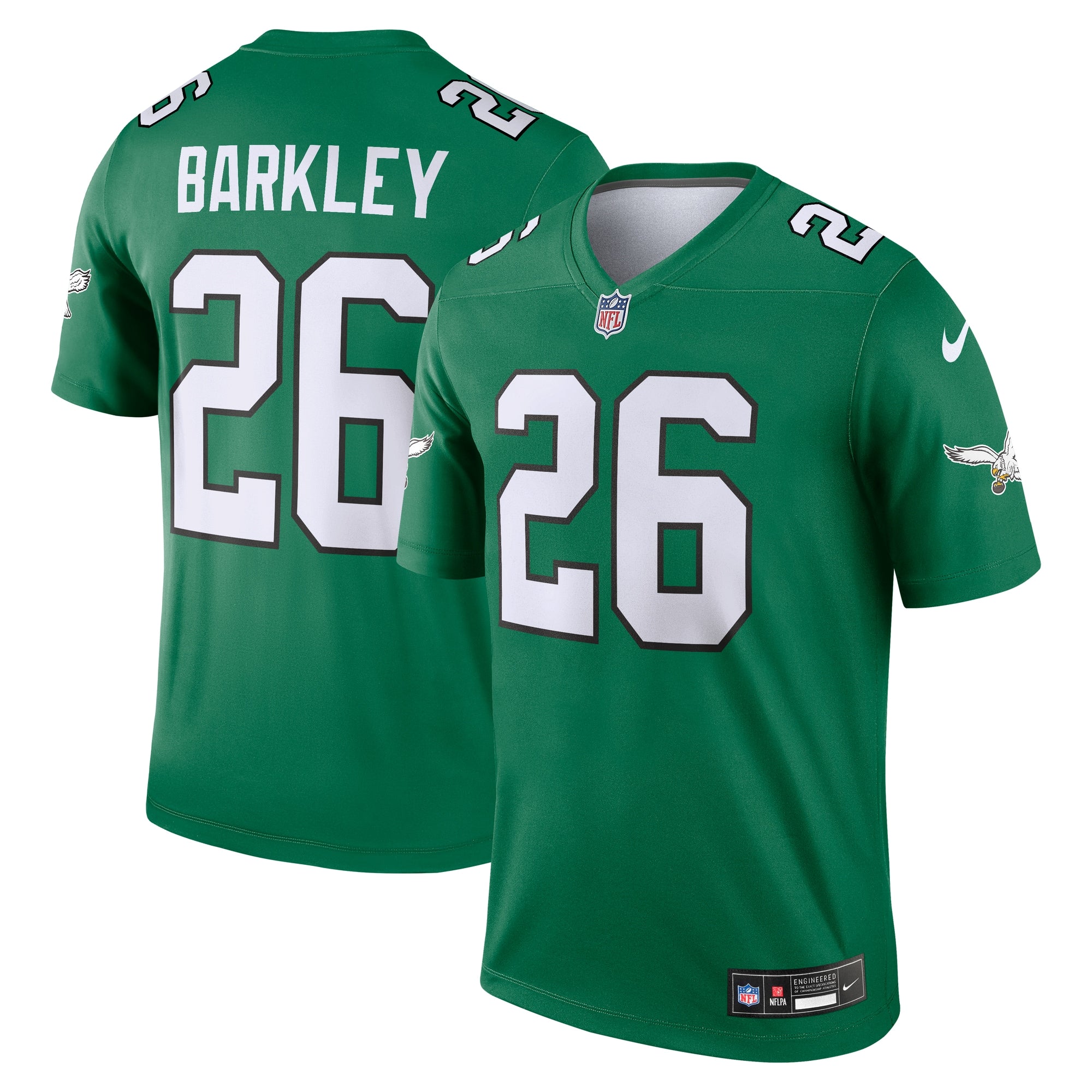 Saquon Barkley Philadelphia Eagles Nike Legend Player Performance Top - Midnight Green/Kelly Green/Black - Image 5