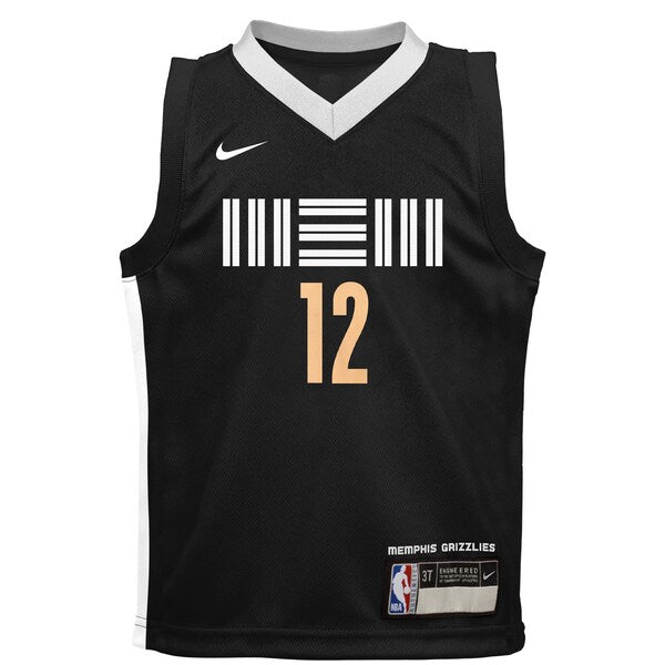 Ja Morant Memphis Grizzlies Nike Toddler Swingman Replica Jersey - City Edition - Black - Image 2