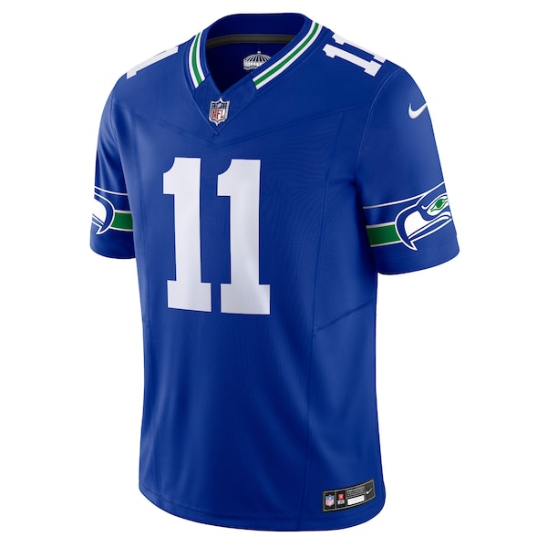 Jaxon Smith-Njigba Seattle Seahawks Nike Alternate Vapor F.U.S.E. Limited Jersey - Royal/Navy - Image 3