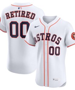 Houston Astros Nike  Home Elite Pick-A-Player Retired Roster Jersey - White