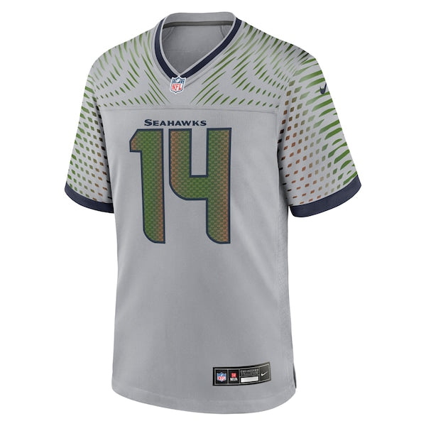 Sam Darnold Seattle Seahawks Nike 2025 Rivalries Collection Game Jersey - Wolf Gray - Image 2