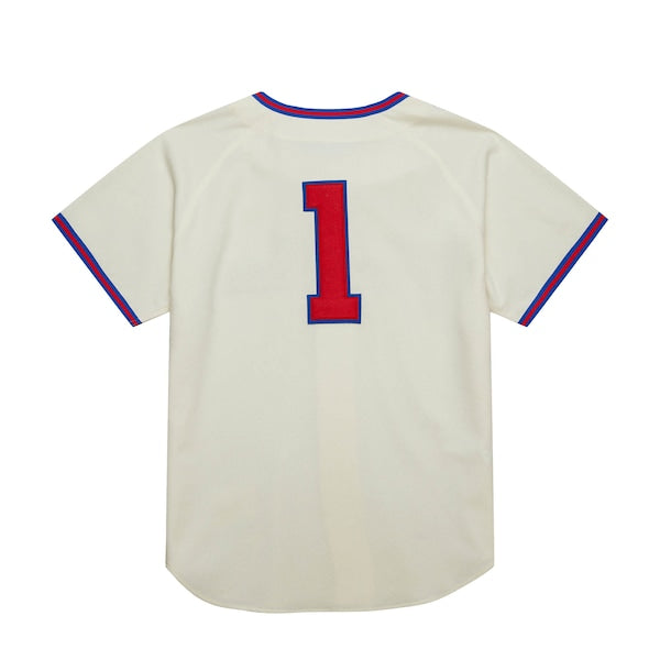 Richie Ashburn Philadelphia Phillies Cooperstown Collection 1948 Authentic Jersey - Cream - Image 3