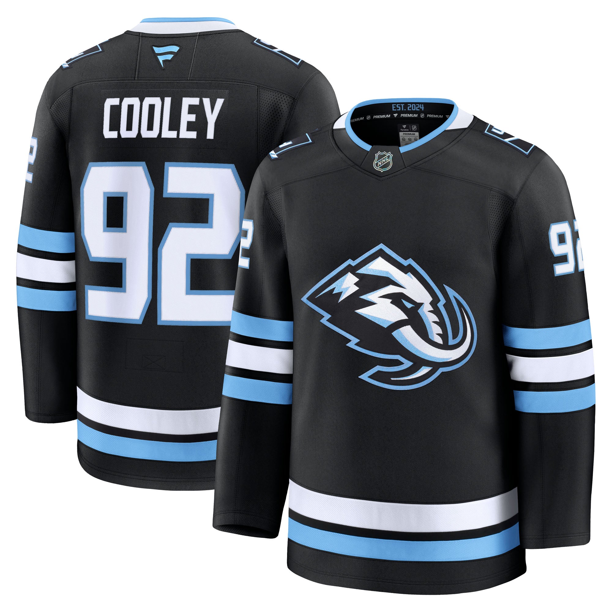 Logan Cooley Utah Mammoth Away Premium Player Jersey - White/Black - Image 5
