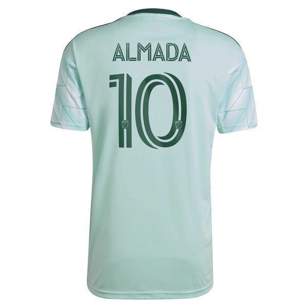 Thiago Almada Atlanta United FC adidas 2024 The Forest Kit Replica Jersey - Mint - Image 3