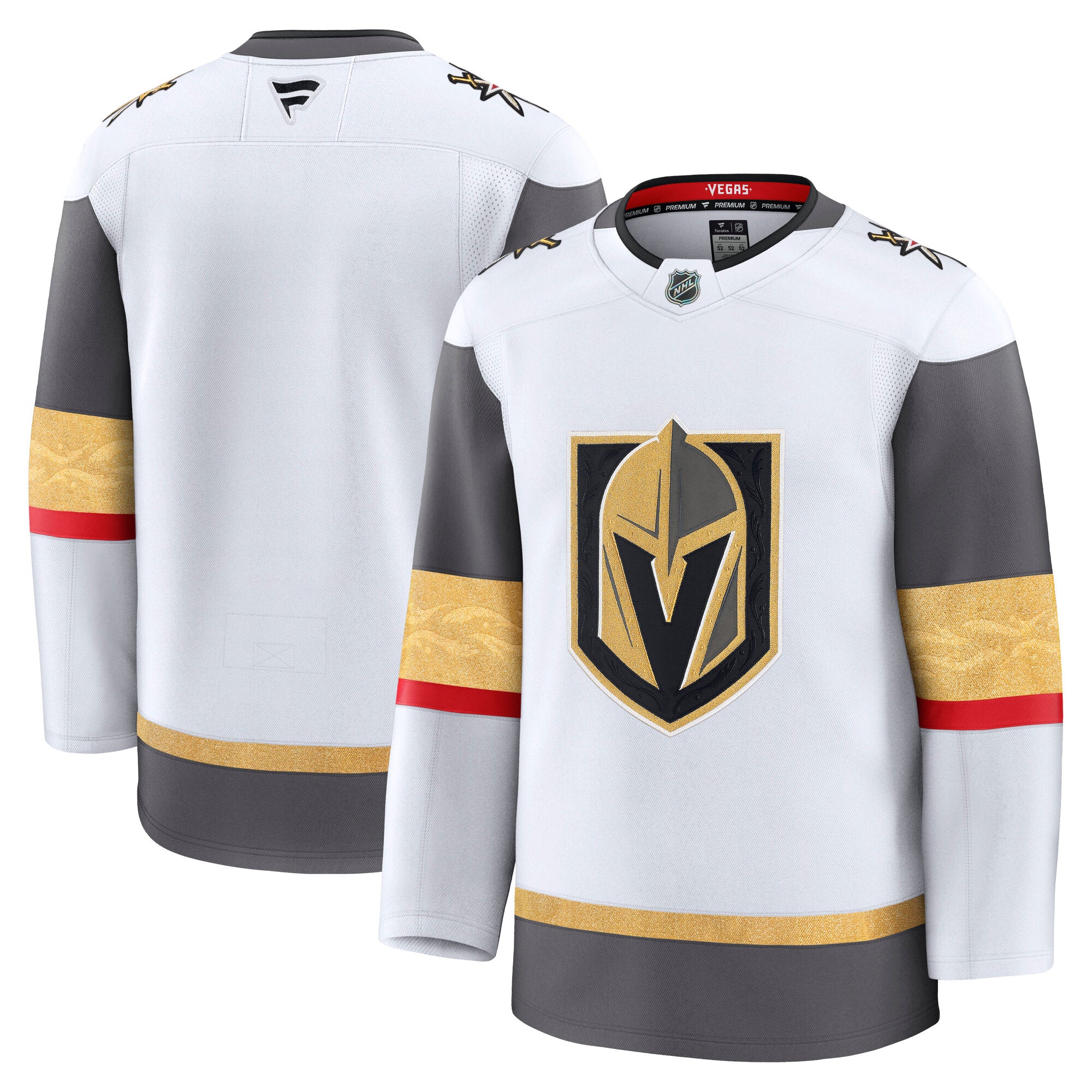 Vegas Golden Knights Alternate Premium Jersey - Gray/Gold/White - Image 8