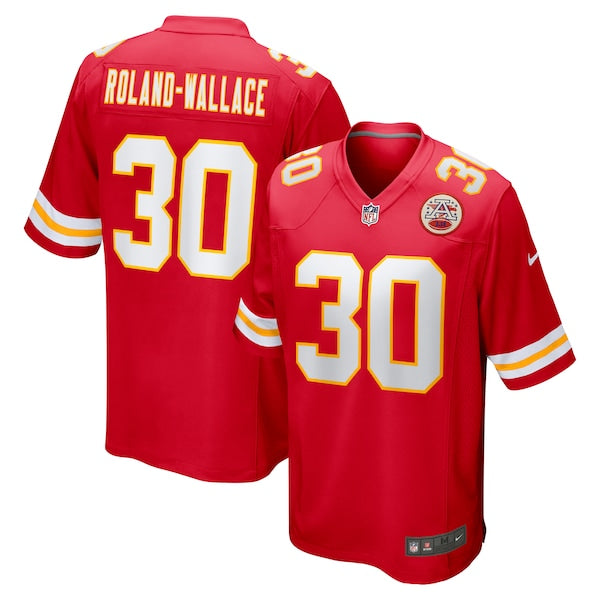 Chris Roland-Wallace Kansas City Chiefs Nike Game Jersey - Red - Image 2