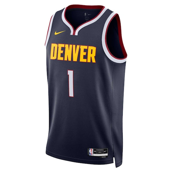 Michael Porter Jr. Denver Nuggets Nike Unisex Swingman Jersey - Icon Edition - Navy - Image 2