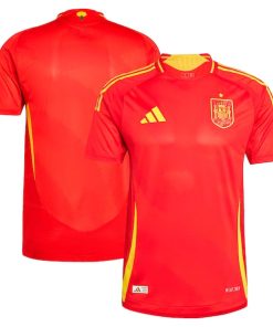 Spain National Team adidas 2024 Home Authentic Jersey - Scarlet