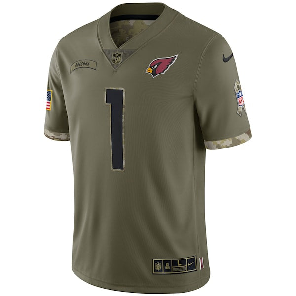 Kyler Murray Arizona Cardinals Nike 2022 Salute To Service Limited Jersey - Olive - Image 2