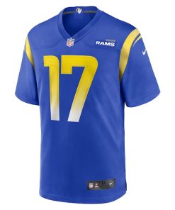 Alternative view of Puka Nacua Los Angeles Rams Nike Home Game Jersey - Royal