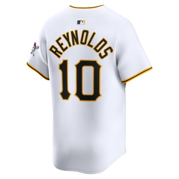 Bryan Reynolds Pittsburgh Pirates Nike Home Limited Player Jersey - White - Image 3