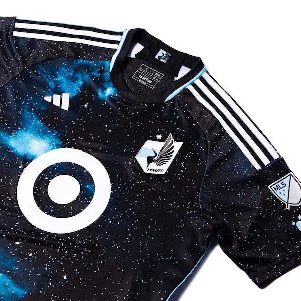 Minnesota United FC adidas 2024 Starry Night Authentic Jersey - Black - Image 5