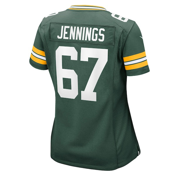 Donovan Jennings Green Bay Packers Nike Women's Team Game Jersey - Green - Image 3