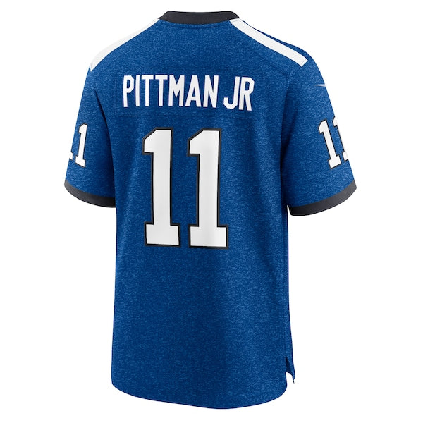 Michael Pittman Jr. Indianapolis Colts Nike Indiana Nights Alternate Game Jersey - Royal - Image 3