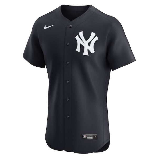 New York Yankees Nike Alternate Elite Jersey - Black - Image 3