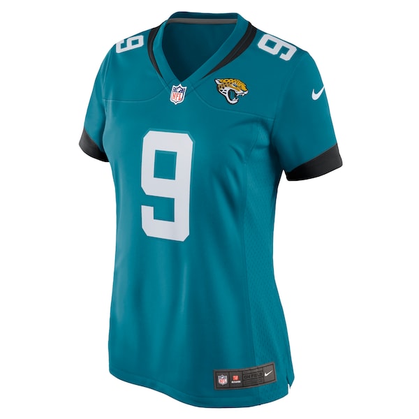Logan Cooke Jacksonville Jaguars Nike Women's Game Jersey - Teal/Black - Image 3