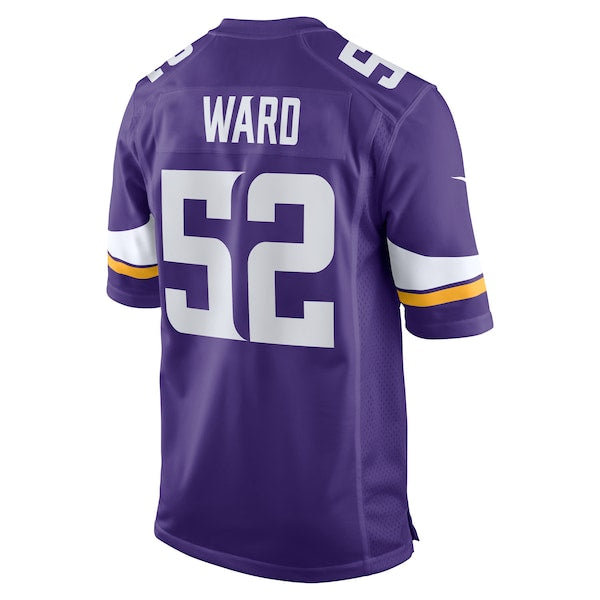 Jihad Ward Minnesota Vikings Nike Team Game Jersey - Purple - Image 3