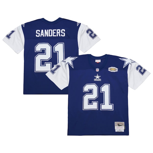 Deion Sanders Dallas Cowboys 1995 Legacy Replica Jersey - Navy
